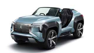 The Mitsubishi Mi-Tech Is An Open Top SUV With A Turbine Generator